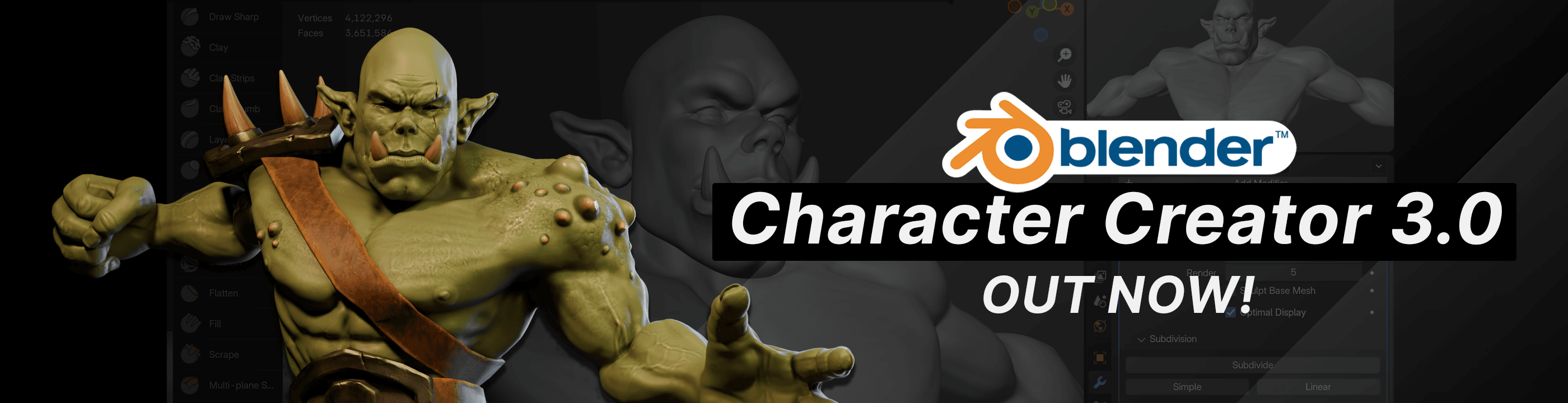 The ALL NEW Blender Character Creator 3.0 is OUT NOW!