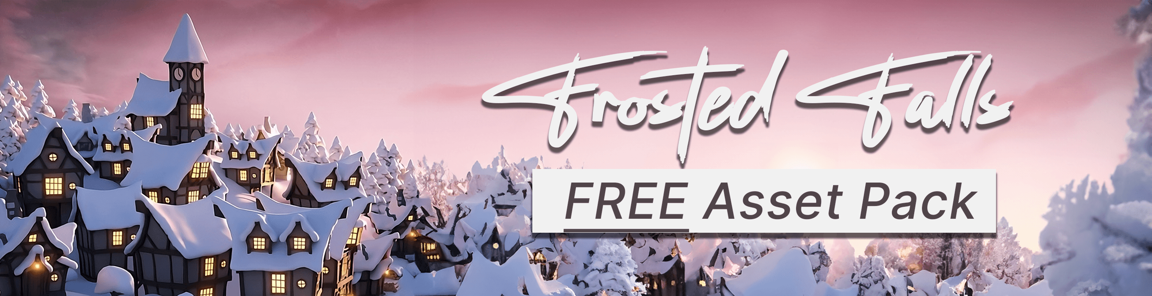 Frosted Falls - Winter Assets: Free Download!