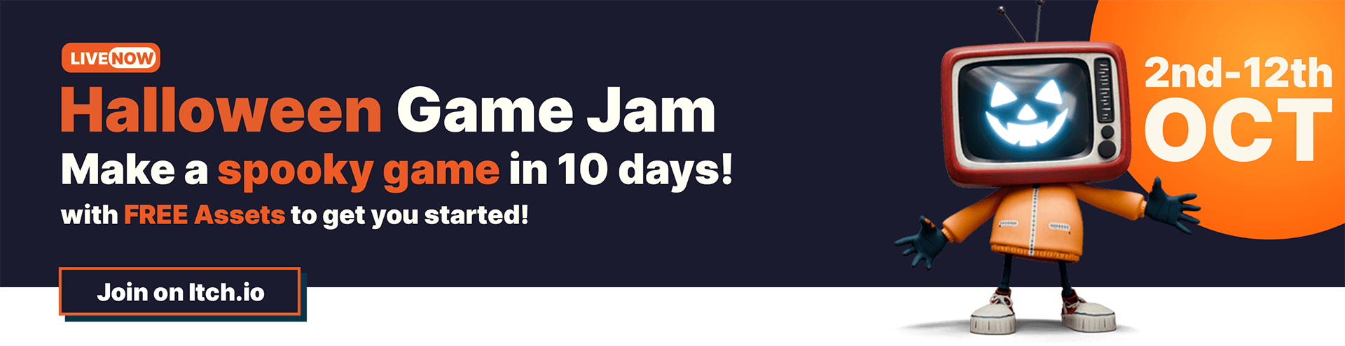 Join the GameDev.tv 2026 Halloween Game Jam