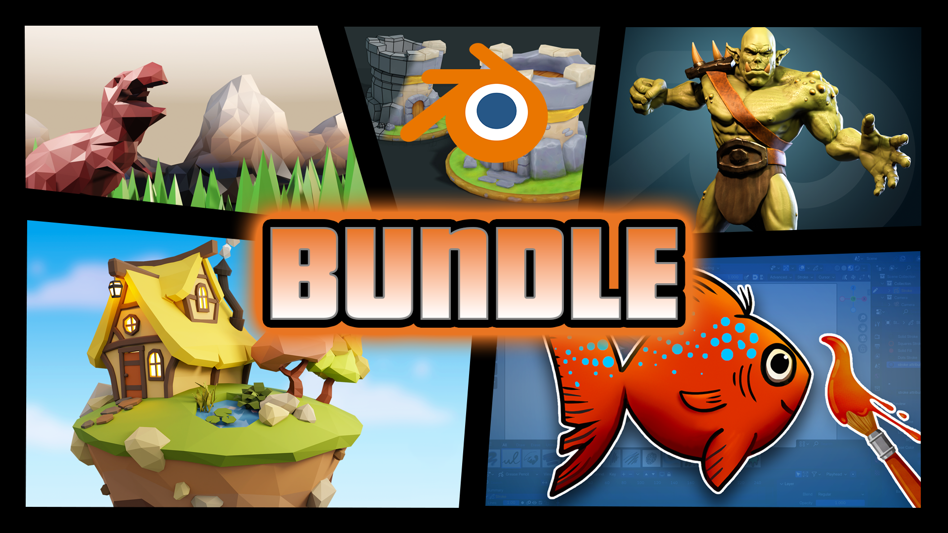 Blender 初學者黑色星期五 2025 藝術家完整套組