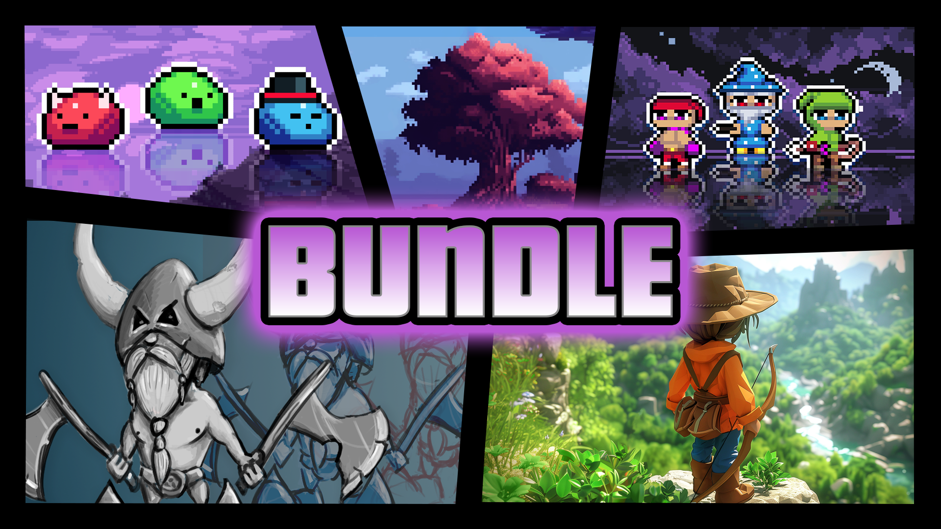 像素遊戲藝術黑色星期五 2025 完整套組