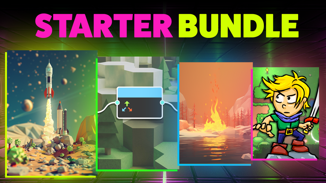 Unity Game Dev Components Unity Game Dev Starter Bundle | GameDev.tv